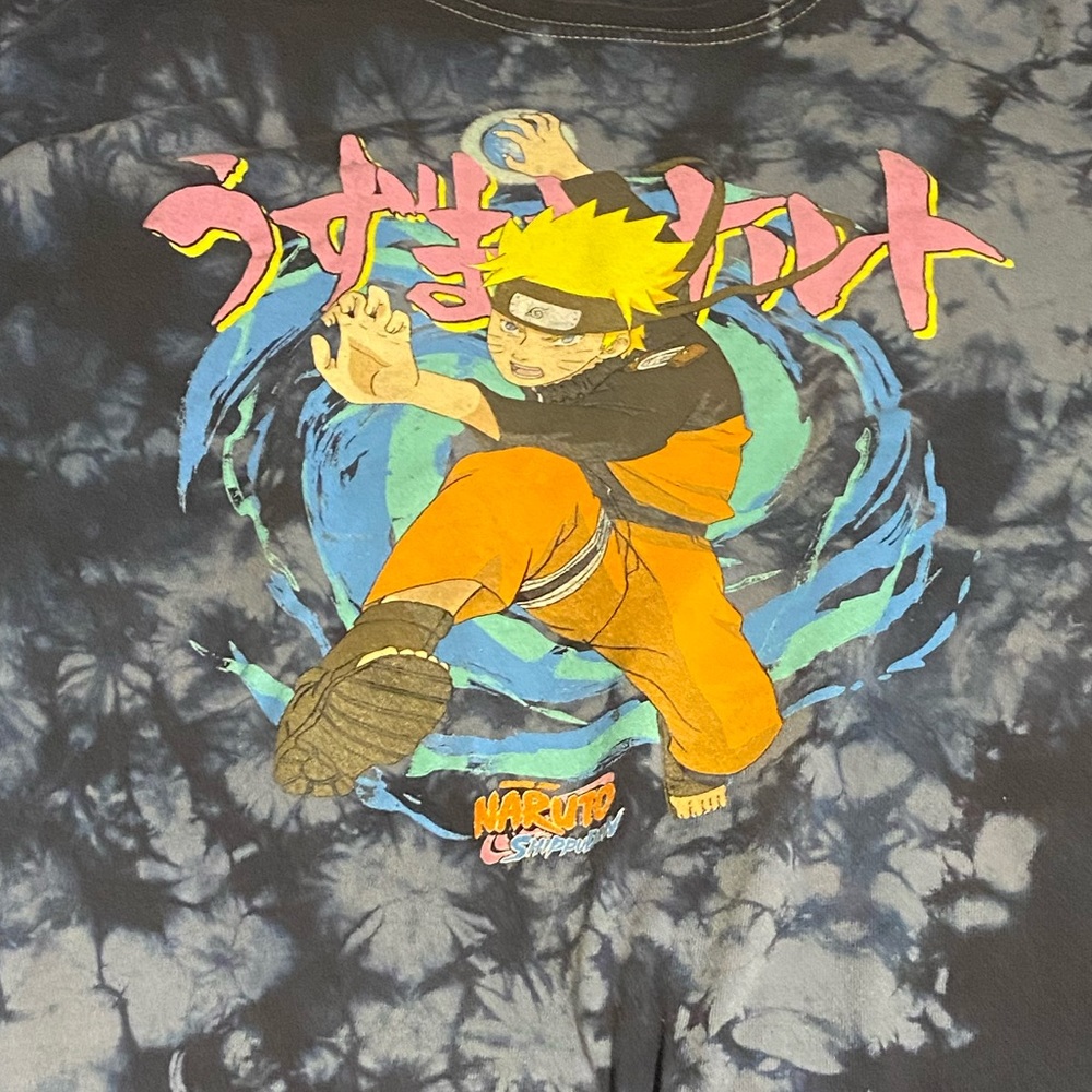 Naruto tie dye t shirt